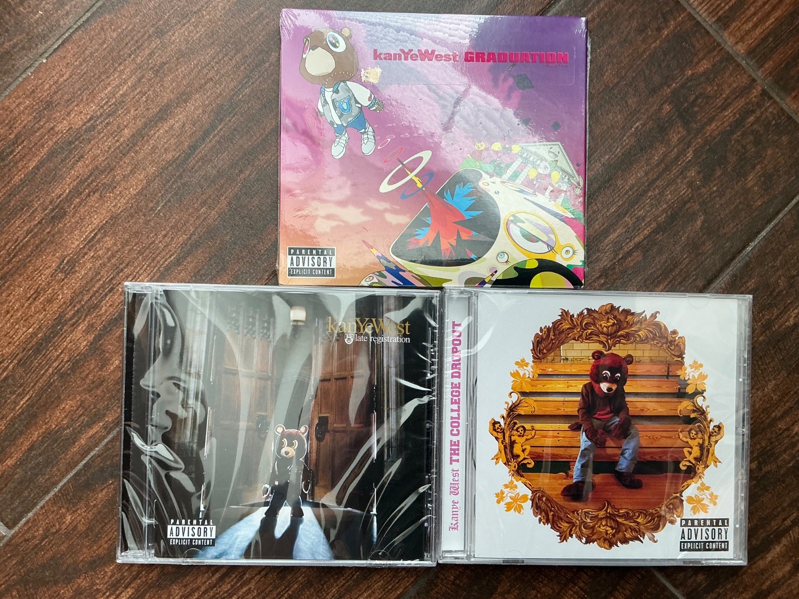 Kanye West CD Combo Graduation + College Drop out + Late Registration New Kanye West CD Combo Graduation + College Drop out + Late Registration New