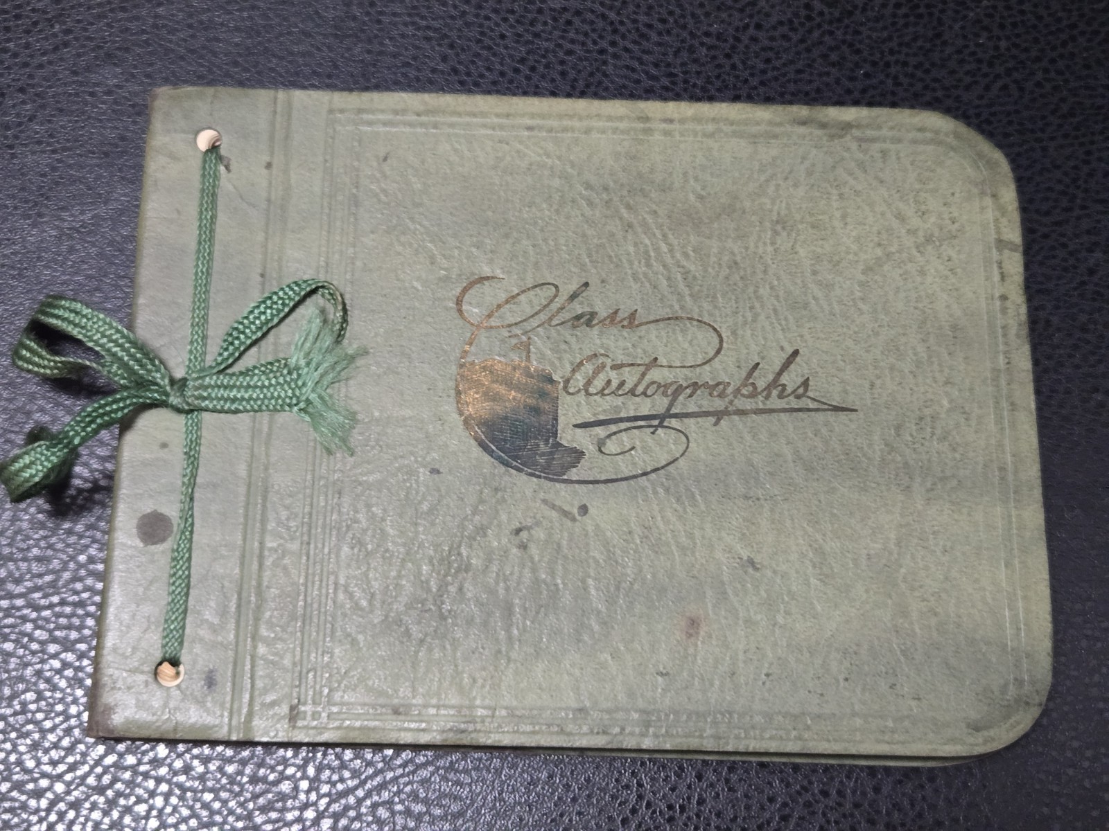 Antique 1920s Hudson Valley NY School Memory Book - Alfred C. Edgar 1926-1928