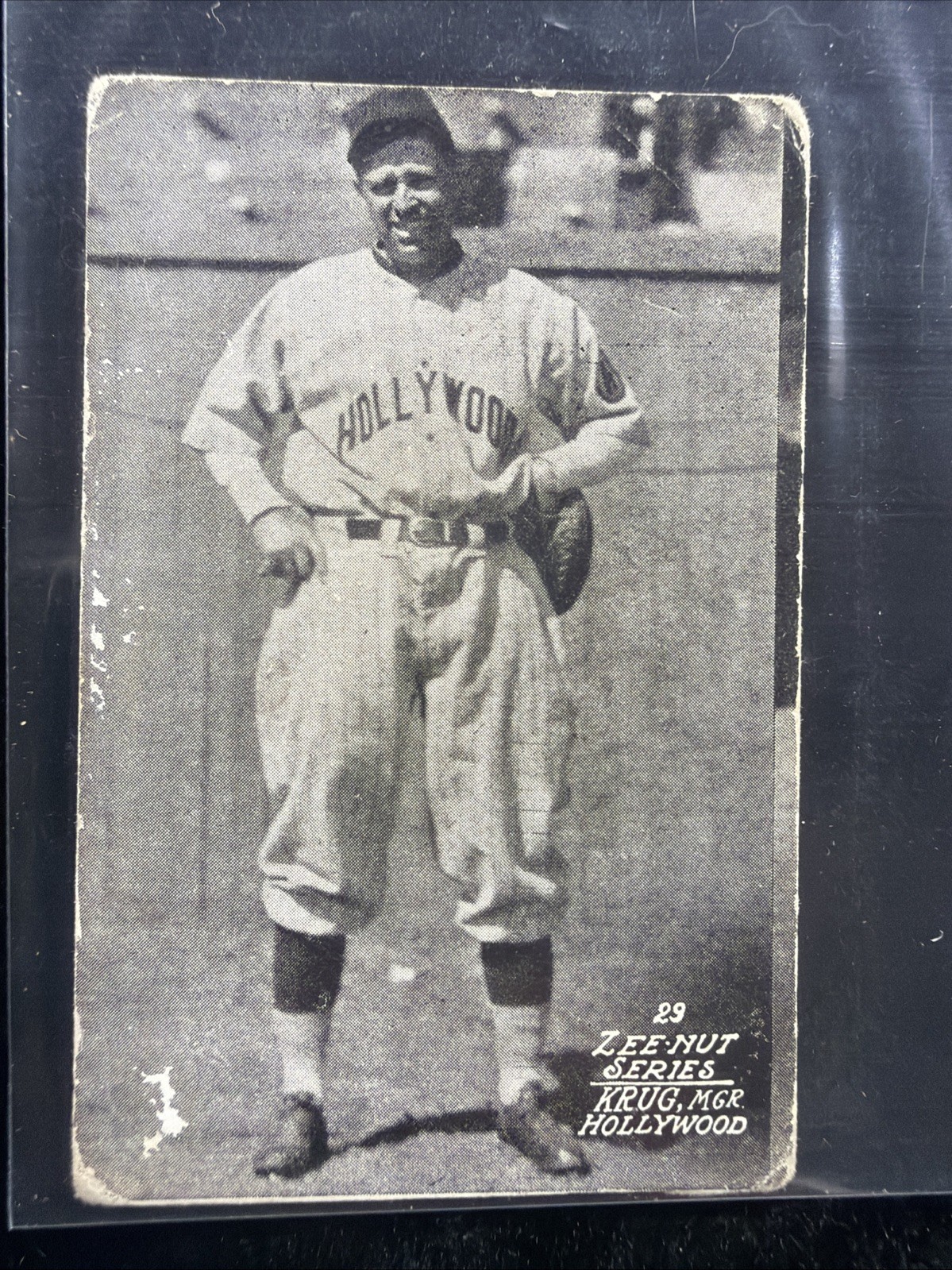 1929 Zee-Nut #29 - Marty Krug, MGR Hollywood. 1929 Zee-Nut #29 - Marty Krug, MGR Hollywood.