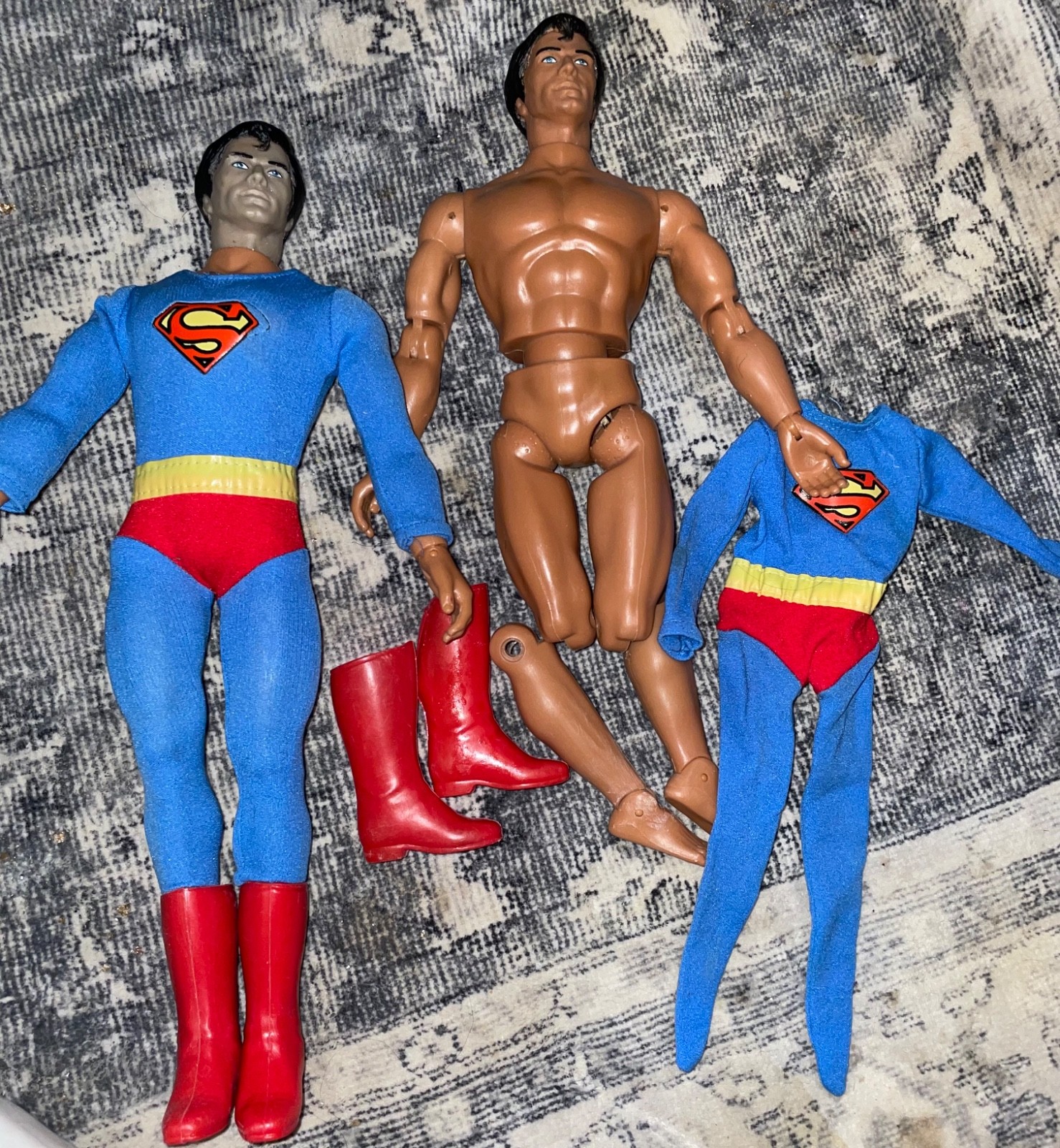 2 Vintage Mego 1978 Superman Original 12 2 Vintage Mego 1978 Superman Original 12