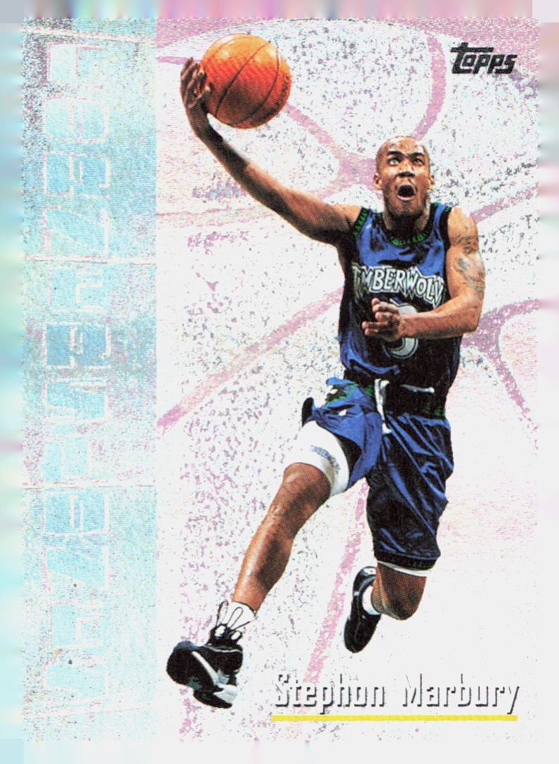1998-99 Topps #C8 Stephon Marbury Cornerstones (B111) 1998-99 Topps #C8 Stephon Marbury Cornerstones (B111)
