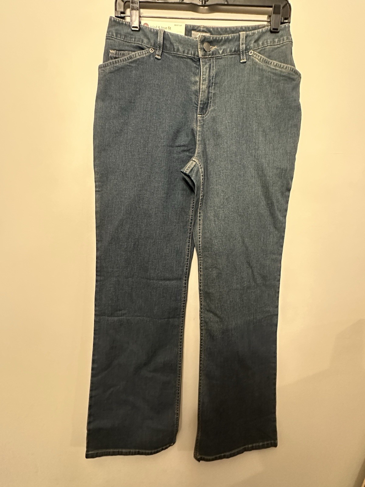 J.Jill Womens Jeans 6P Petite Bootcut Blue Stretch Denim Tried True Fit