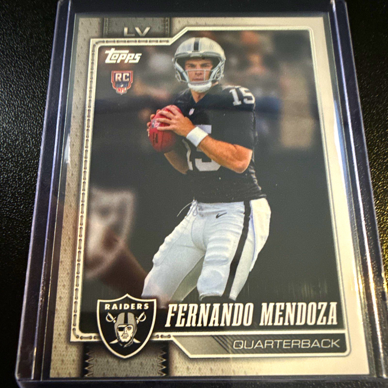 Topps 2026 Topps Fernando Mendoza RC #301 Base Las Vegas Raiders Topps 2026 Topps Fernando Mendoza RC #301 Base Las Vegas Raiders
