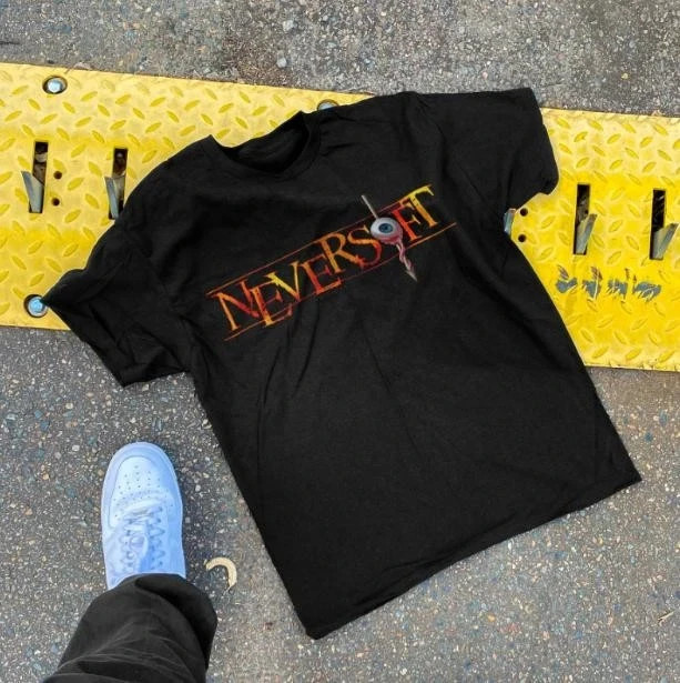 2000s NEVERSOFT Black Gaming Unisex T-shirt 2000s NEVERSOFT Black Gaming Unisex T-shirt