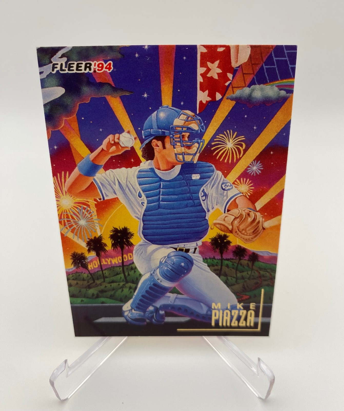 1994 Fleer #8 Mike Piazza Pro-Visions 1994 Fleer #8 Mike Piazza Pro-Visions
