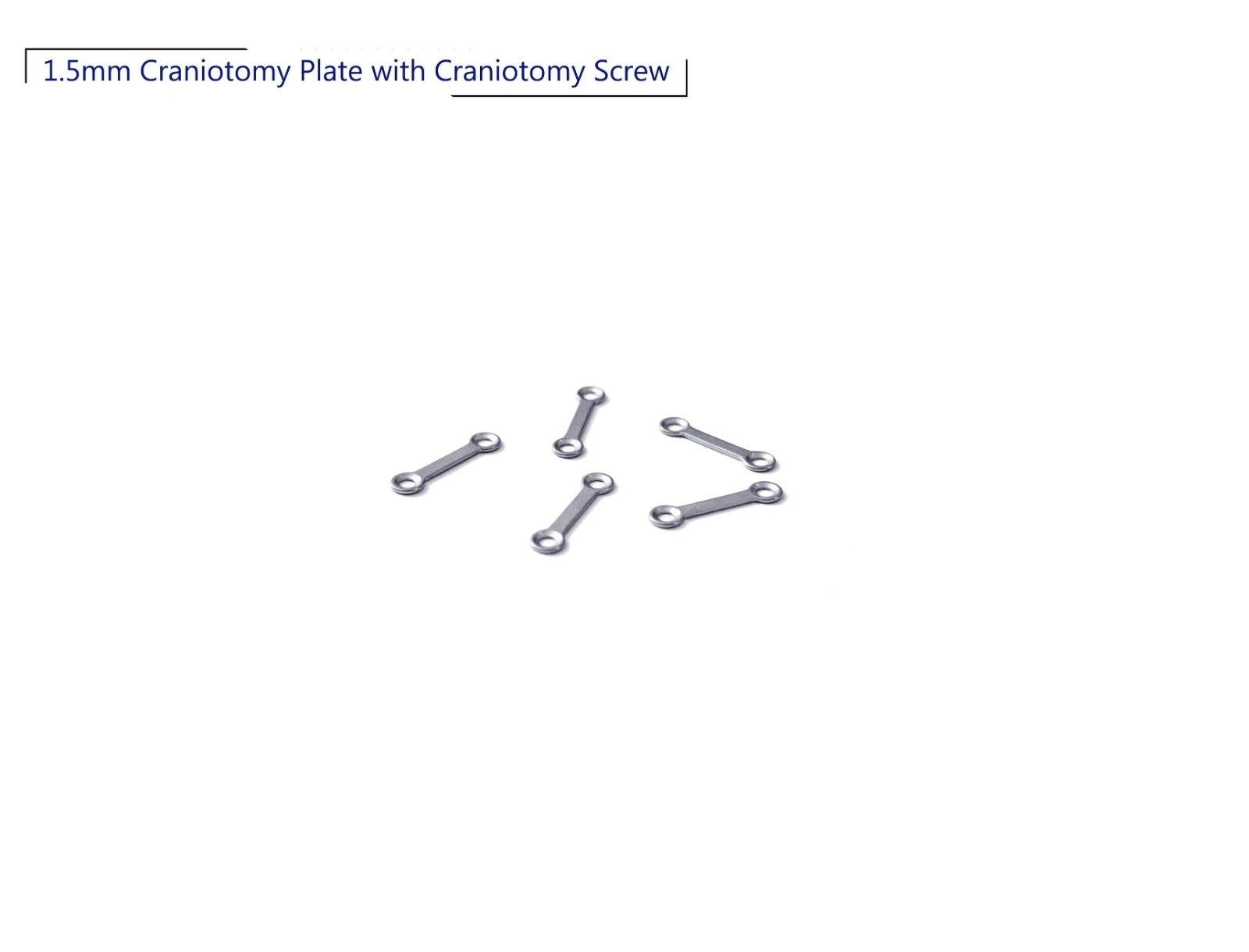 1.5mm Craniotomy Plates and Screws titanium veterinary instruments