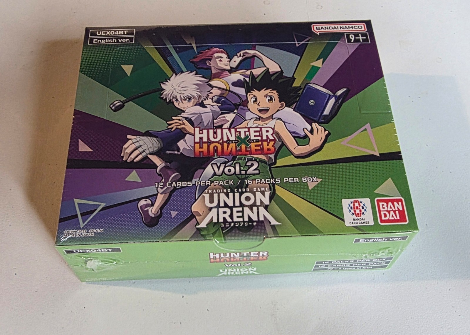 Union Arena - Hunter X Hunter Vol. 2 Booster Box English Factory Sealed Union Arena - Hunter X Hunter Vol. 2 Booster Box English Factory Sealed