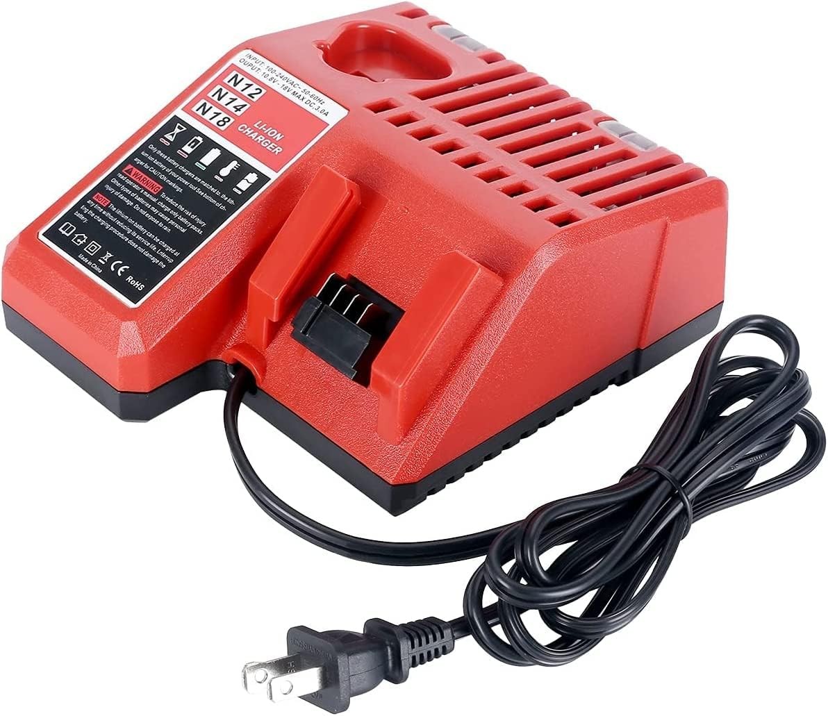 NEW 12V-18V Rapid Charger Power Tool Fast Charger for Milwaukee Battery M18 M12 NEW 12V-18V Rapid Charger Power Tool Fast Charger for Milwaukee Battery M18 M12