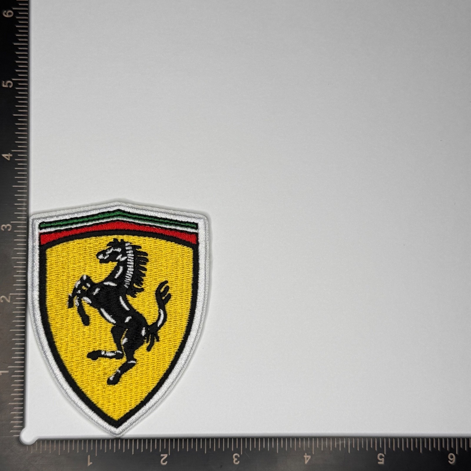 Vintage Ferrari Iron /Sew On Embroidered Patch