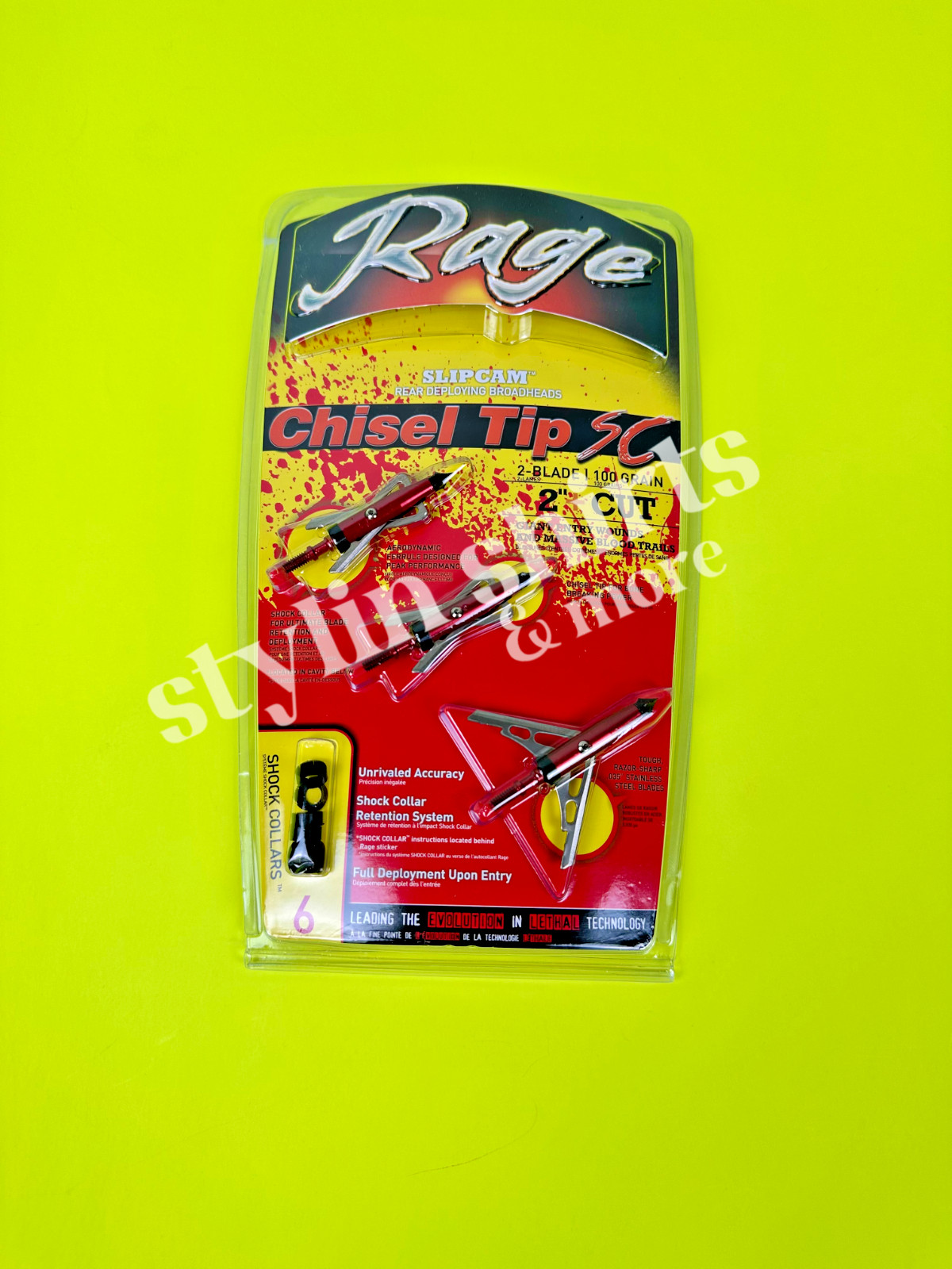 ONE Rage Slipcam CHISEL TIP SC 2\ ONE Rage Slipcam CHISEL TIP SC 2\