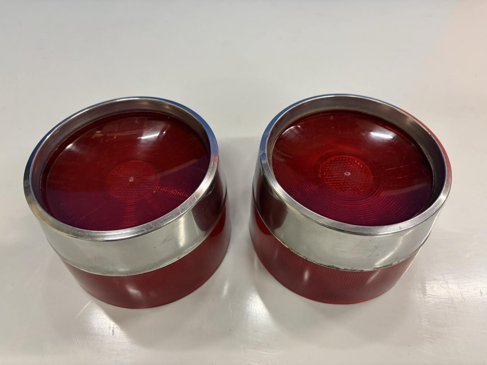 Vintage 1958 Plymouth Christine OEM Taillight Lenses MOPAR (Plybo)