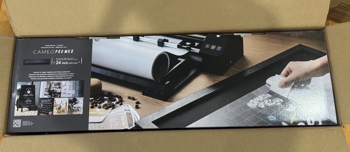 New Silhouette Cameo Pro MK II Black Cutting Machine with 24 Inch Cutting Width New Silhouette Cameo Pro MK II Black Cutting Machine with 24 Inch Cutting Width