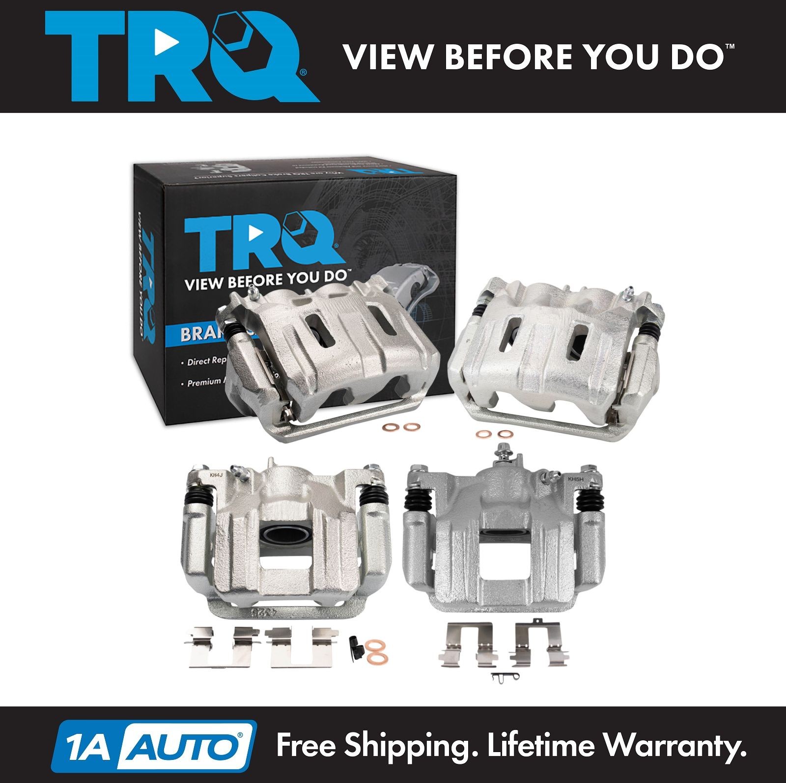 TRQ Brake Caliper Set Fits 2011-2017 Honda Odyssey