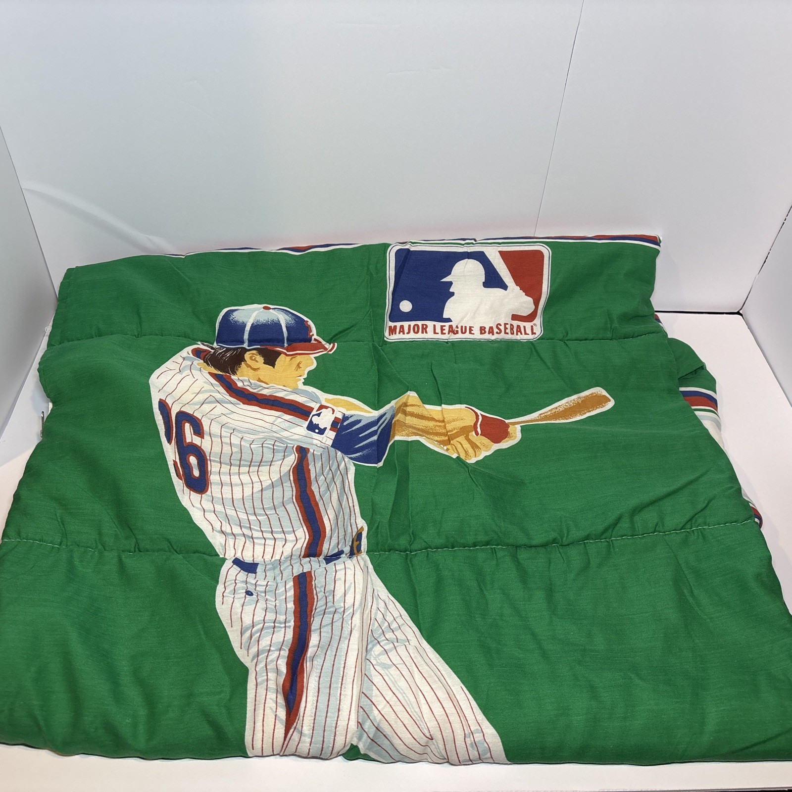 1980s Vintage Major League Baseball Teams Kids Sleeping Bag MLB Green Sports 1980s Vintage Major League Baseball Teams Kids Sleeping Bag MLB Green Sports