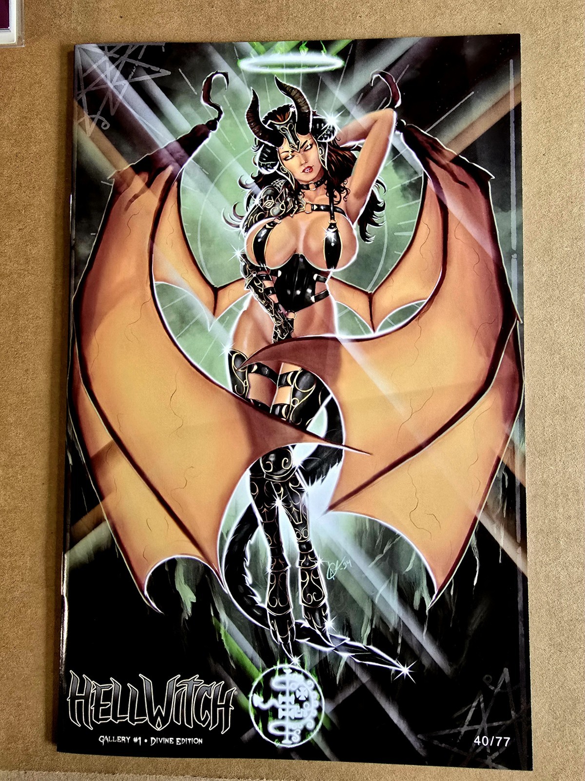 Hellwitch Gallery #1 Devine Edition #40 Of 77* NM/M Harrigan Cover * Coffin Hellwitch Gallery #1 Devine Edition #40 Of 77* NM/M Harrigan Cover * Coffin