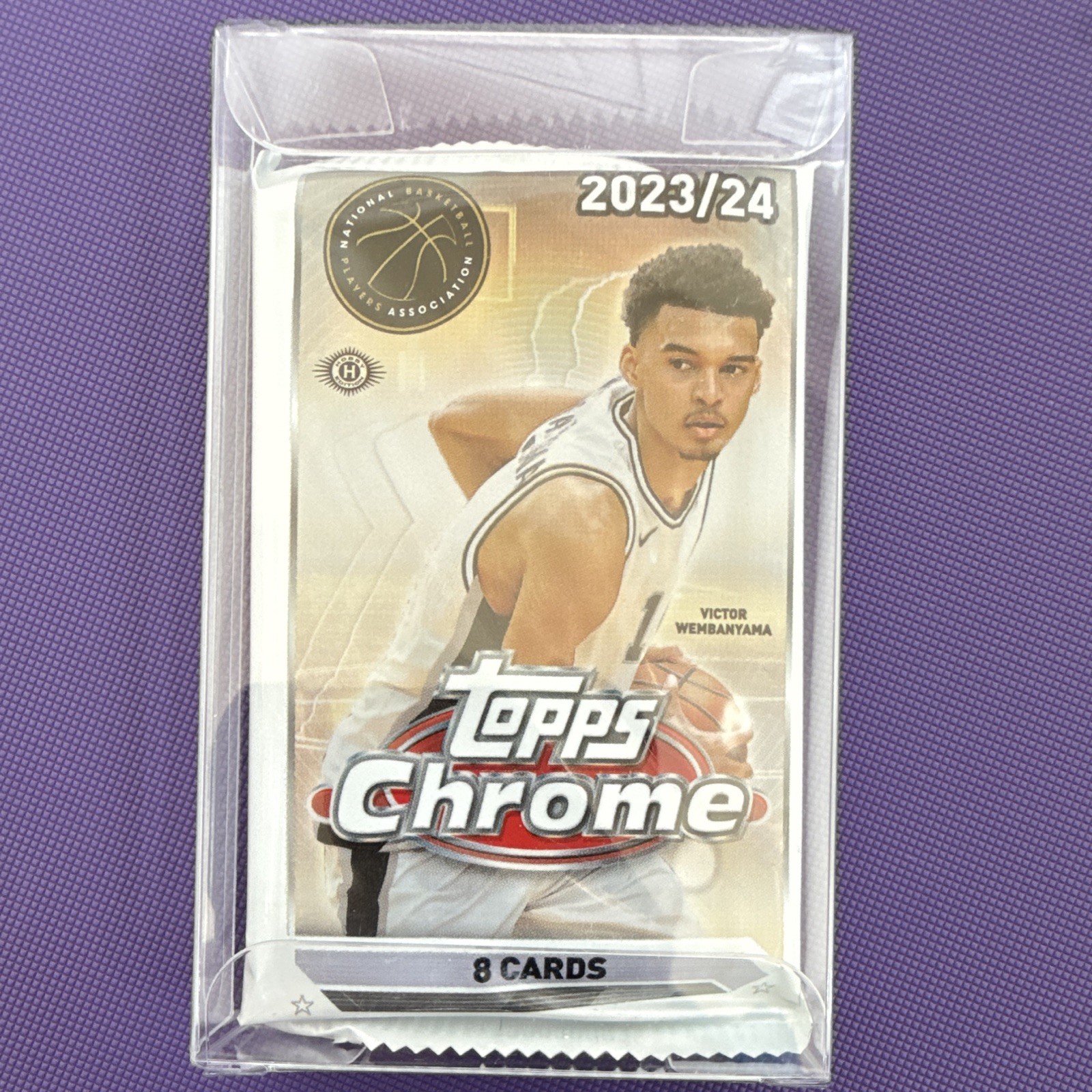 2023-24 Topps Chrome Basketball ONE HOBBY PACK (2 AUTO per box ) 1 PACK WEMBY RC 2023-24 Topps Chrome Basketball ONE HOBBY PACK (2 AUTO per box ) 1 PACK WEMBY RC