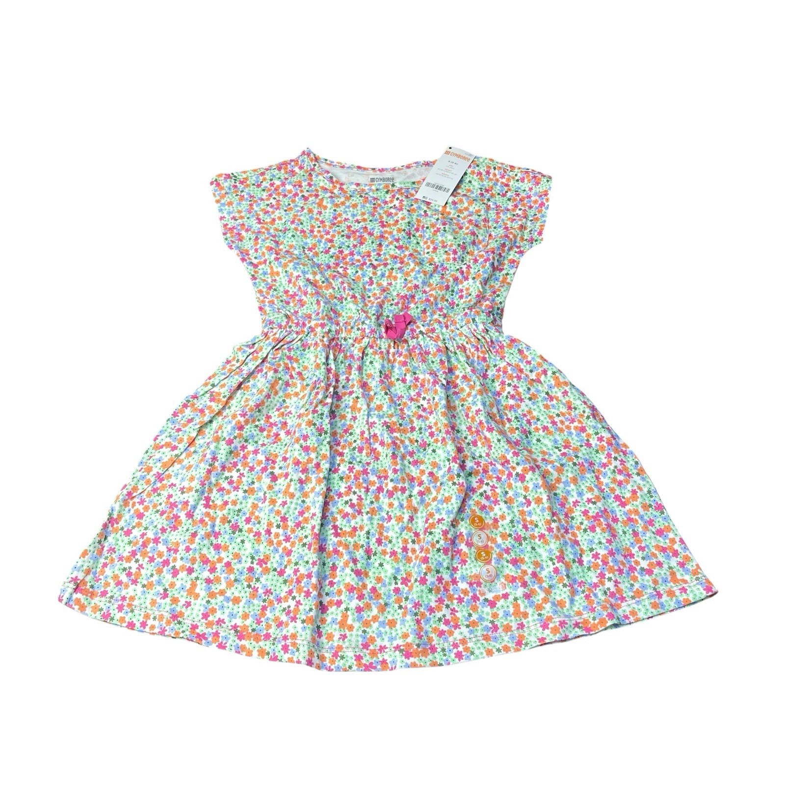 Gymboree Summer Flower Floral Dress Girls Size Small 5/6 NEW