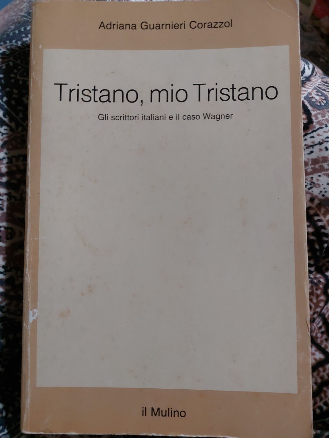 Adriana Guarnieri Corazzol Tristano, Mio Tristano Q15 Adriana Guarnieri Corazzol Tristano, Mio Tristano Q15