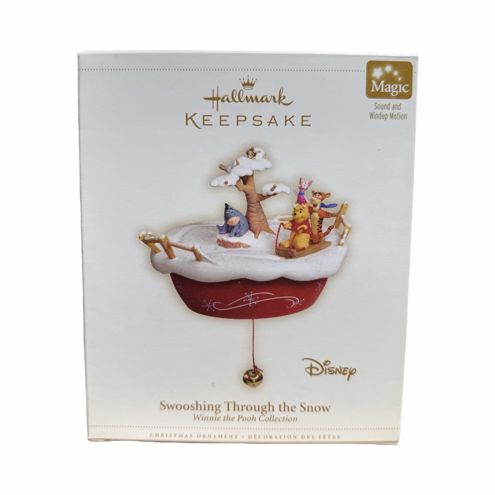 2006 Hallmark Swooshing Through the Snow Ornament - Disney Winnie the Pooh