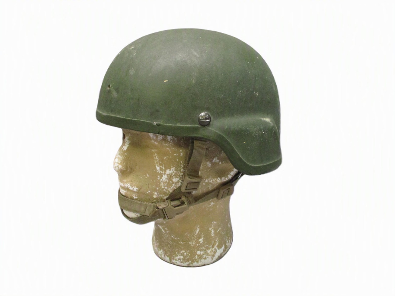 MADE WITH KEVLAR ADVANCED COMBAT HELMET ACH MICH ARMY 8470-01-506-6369 OD GREEN