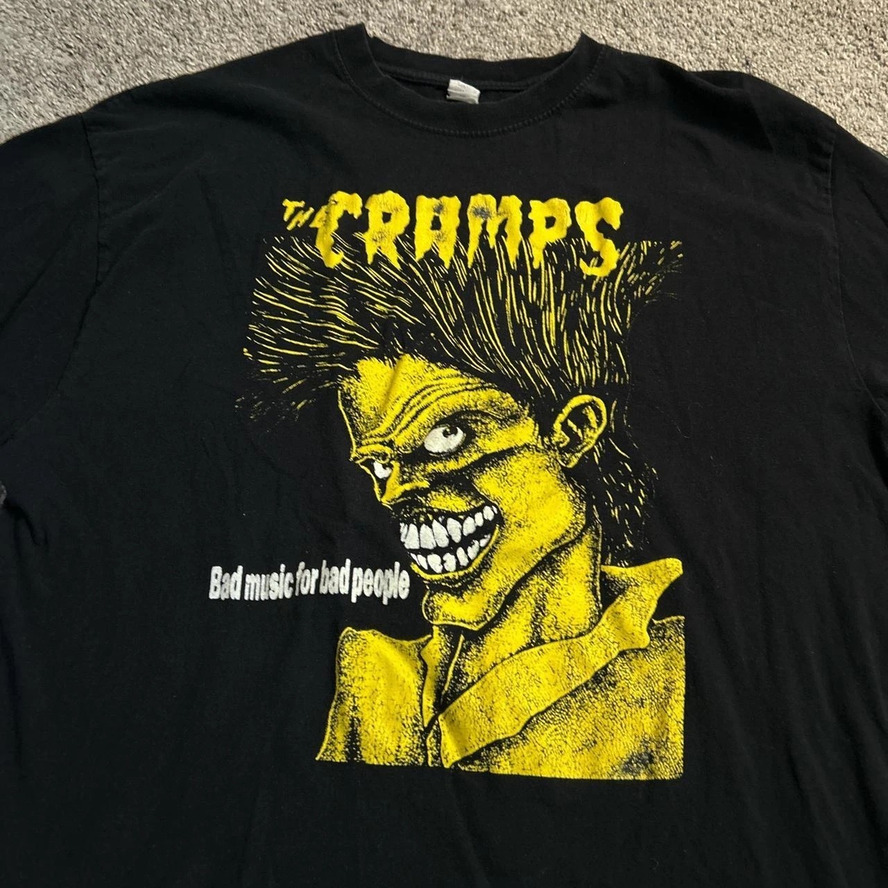 The Cramps Bad Music For Bad People Short sleeve Unisex T shirt Remake S-5XL