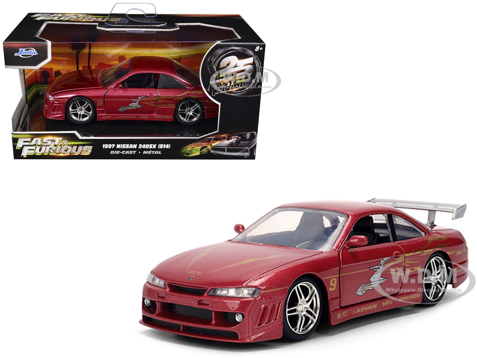 1997 NISSAN 240SX (S14) LIGHT RED 