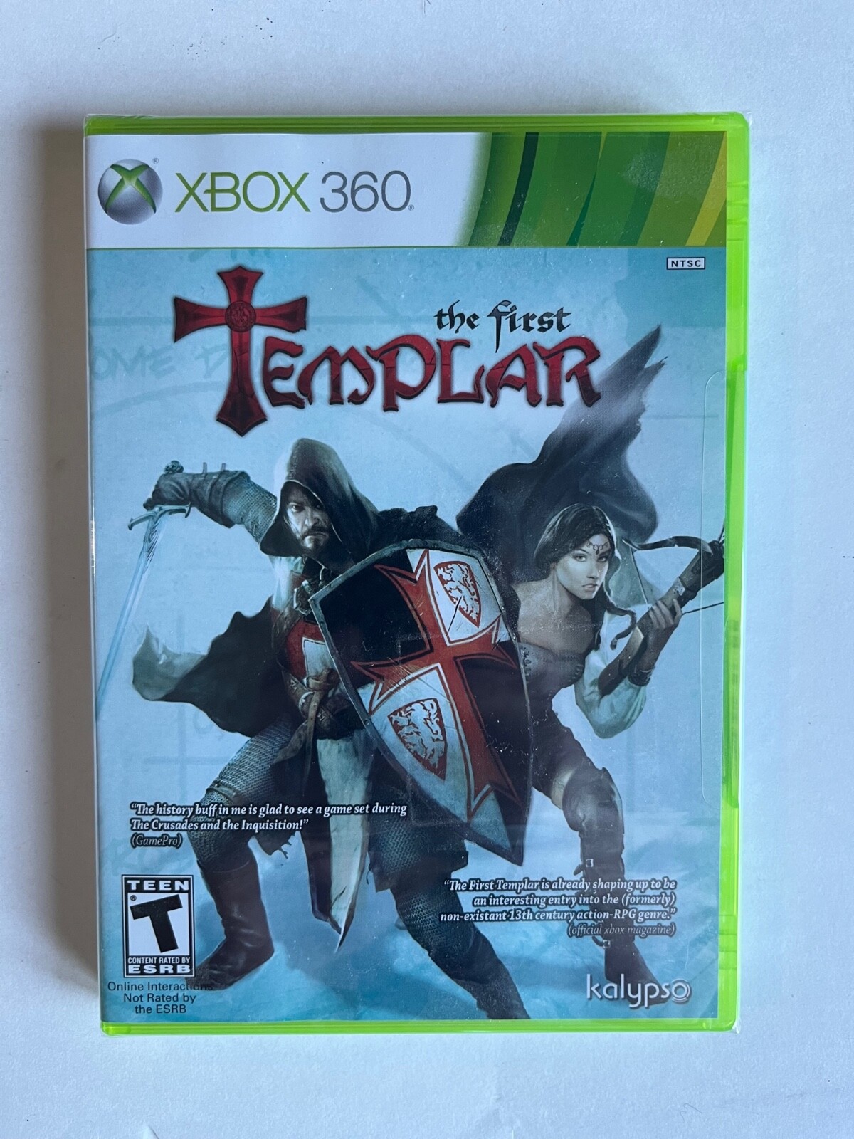 The First Templar Xbox 360 Brand New Factory Sealed Microsoft OOP Kalypso RPG The First Templar Xbox 360 Brand New Factory Sealed Microsoft OOP Kalypso RPG