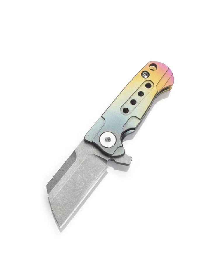 MINI Titanium Keychain Folding Knife D2 Blade Pocket EDC Outdoor Camping Tool MINI Titanium Keychain Folding Knife D2 Blade Pocket EDC Outdoor Camping Tool