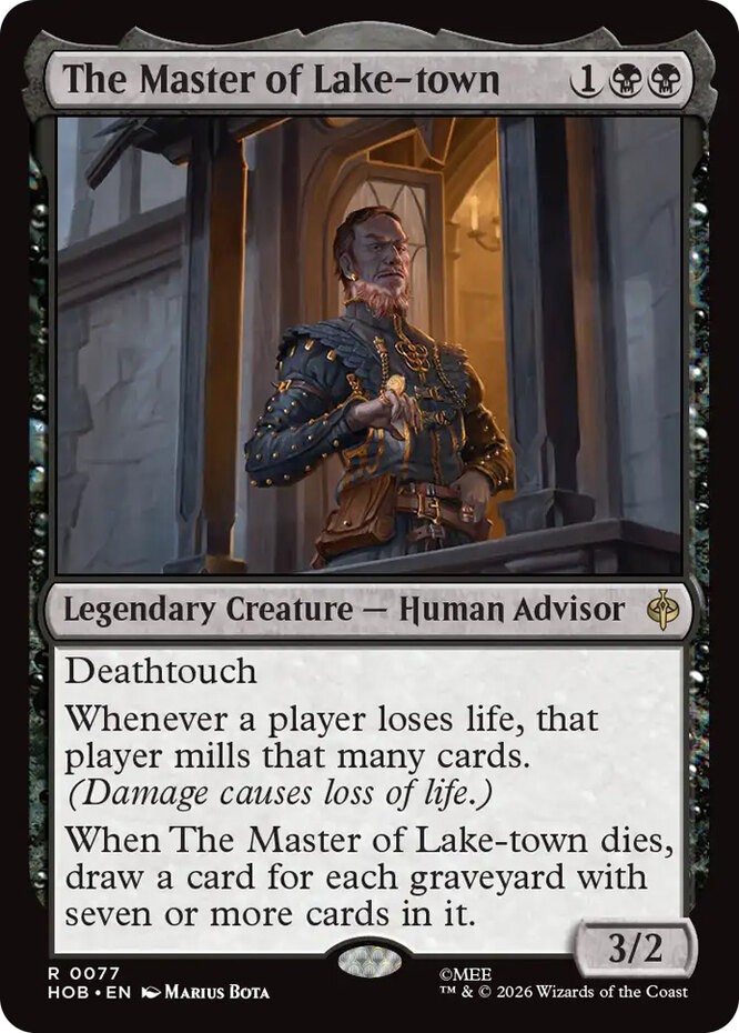 x1 The Master of Lake-town R MTG The Hobbit M/NM, English x1 The Master of Lake-town R MTG The Hobbit M/NM, English