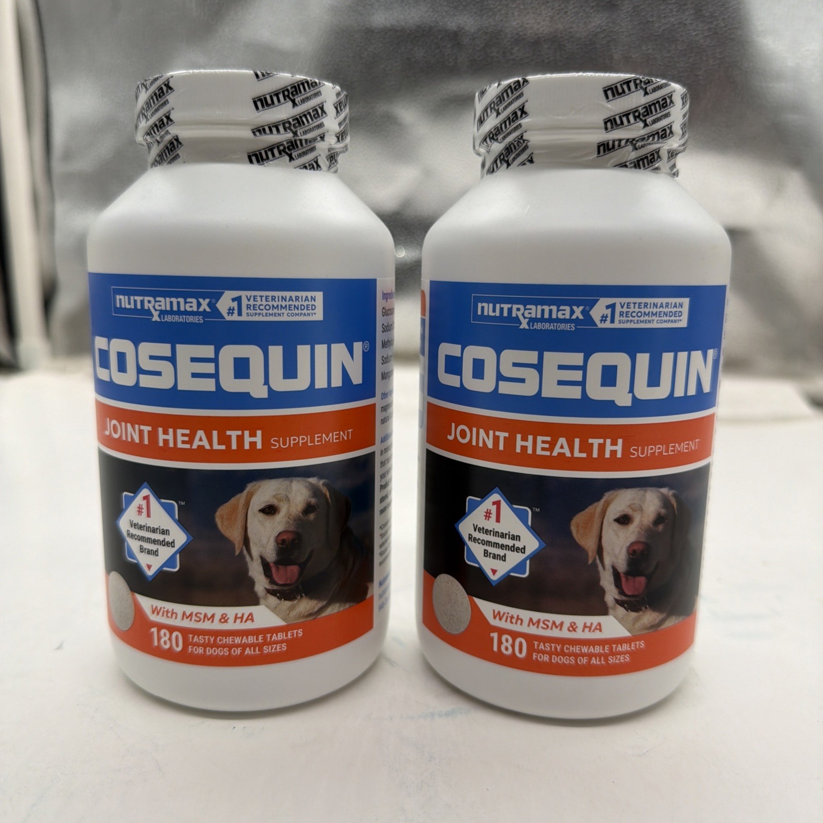 2 Pack Cosequin Joint Health Supplement for Dogs 180 Ea Chewable Tabs 1/29 2 Pack Cosequin Joint Health Supplement for Dogs 180 Ea Chewable Tabs 1/29