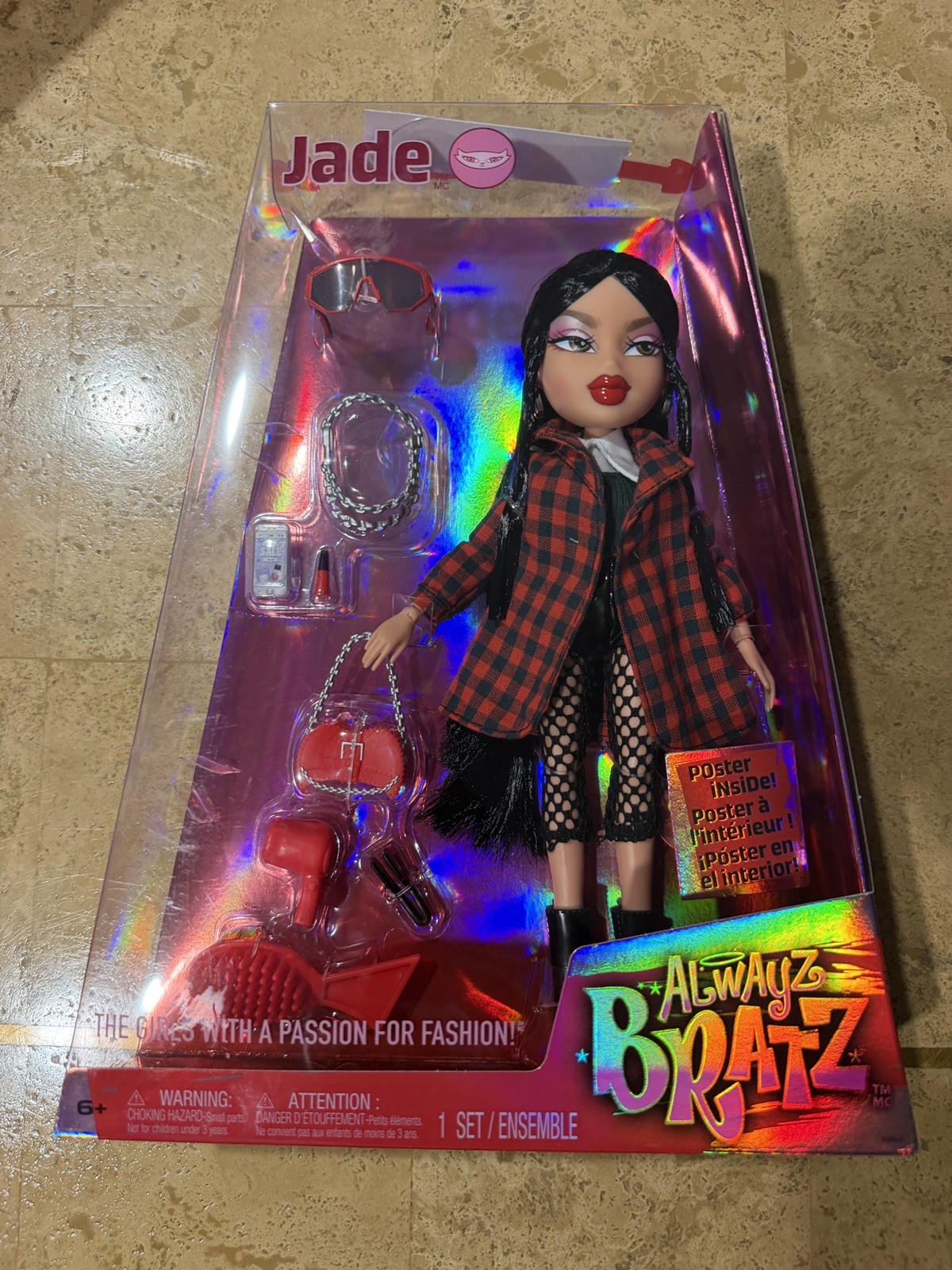 NEW IN BOX Bratz Alwayz Jade Fashion Doll with 10 Accessories and Poster B NEW IN BOX Bratz Alwayz Jade Fashion Doll with 10 Accessories and Poster B