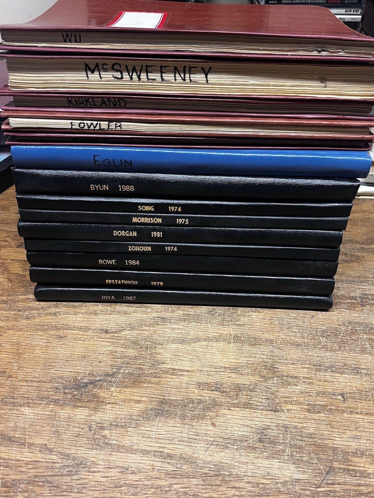 Lot Of 14 College Master Thesis Books From Professors Estate 1960s-1980s Lot Of 14 College Master Thesis Books From Professors Estate 1960s-1980s