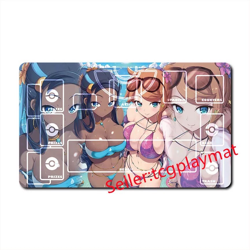Nessa Sonia Pokemon Playmat TCG Card Game Play Mat Gaming Desk Mouse Pad _o363 Nessa Sonia Pokemon Playmat TCG Card Game Play Mat Gaming Desk Mouse Pad _o363