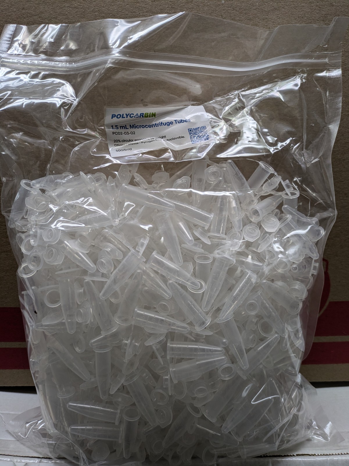 500pc 1.5ml Microcentrifuge Tubes 500pc 1.5ml Microcentrifuge Tubes