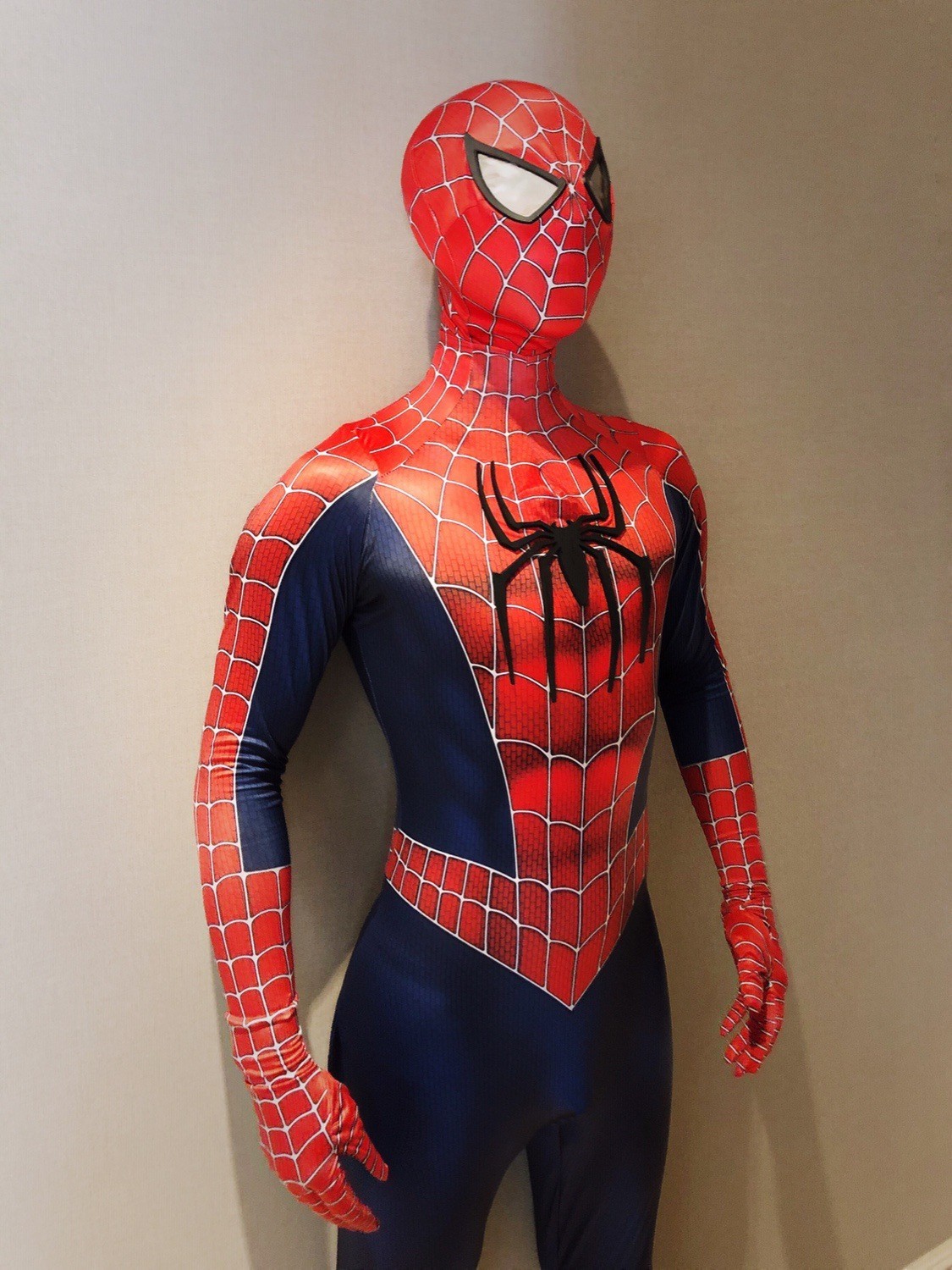Classic Spider Man Tobey Maguire Spiderman Jumpsuits for Cosplay Costume