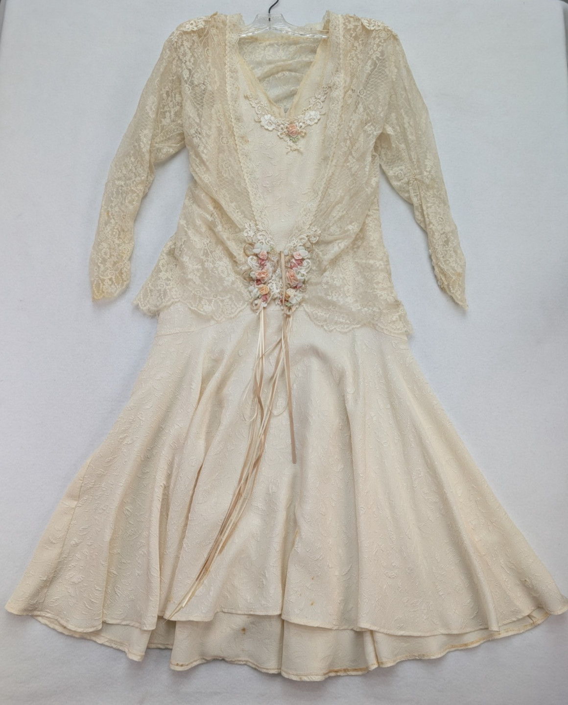 Vtg 70’s Susan Lanes Country Elegance Dress Victorian Lace Jacket Size 12 FLAWS Vtg 70’s Susan Lanes Country Elegance Dress Victorian Lace Jacket Size 12 FLAWS