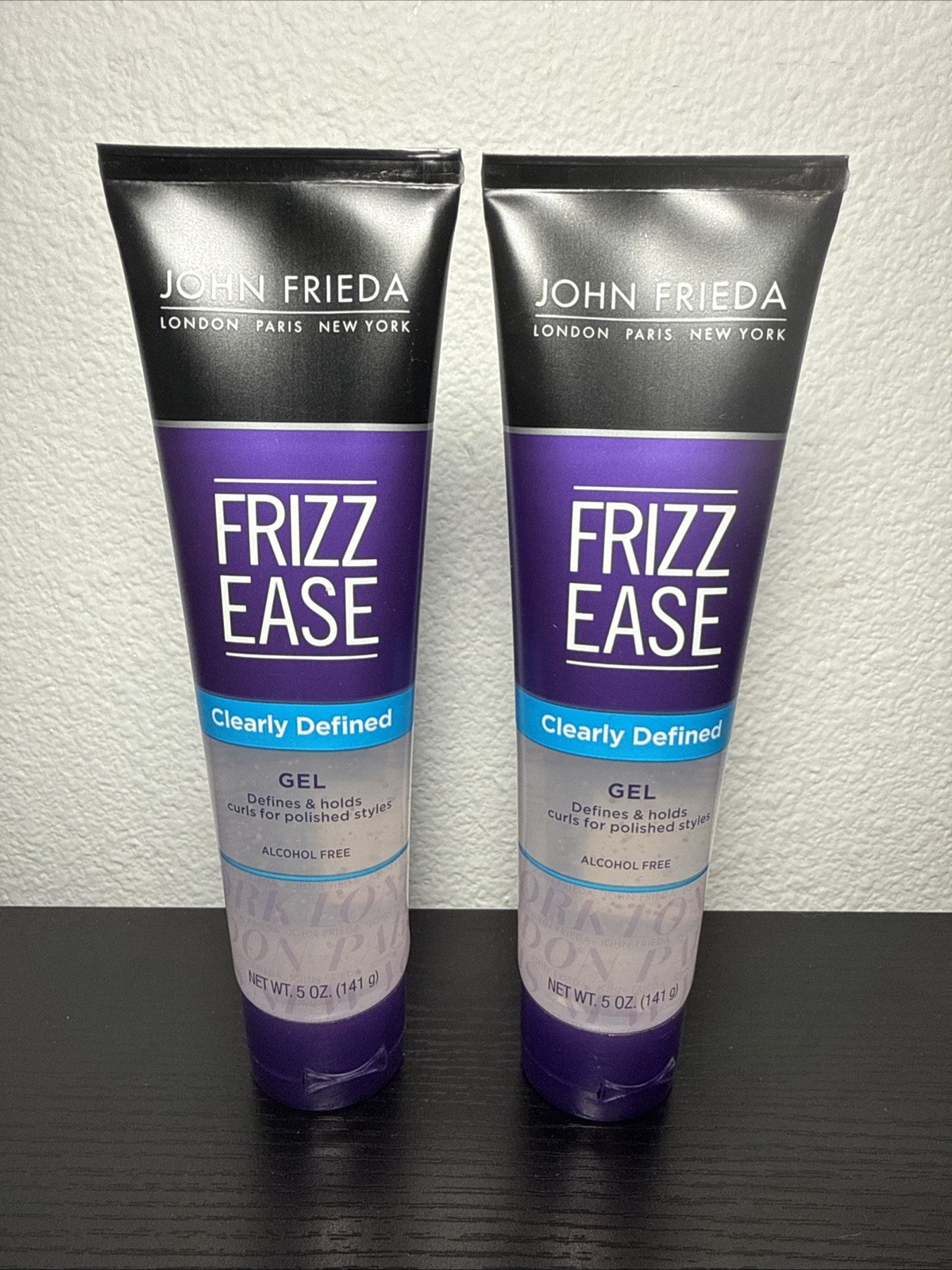 Lot of 2 ORIGINAL 5 Ounce John Frieda Frizz-Ease Gel Clearly Defined Lot of 2 ORIGINAL 5 Ounce John Frieda Frizz-Ease Gel Clearly Defined