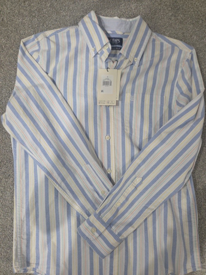 NWT Chaps Button Down Sz S Blue Sapphire NWT Chaps Button Down Sz S Blue Sapphire