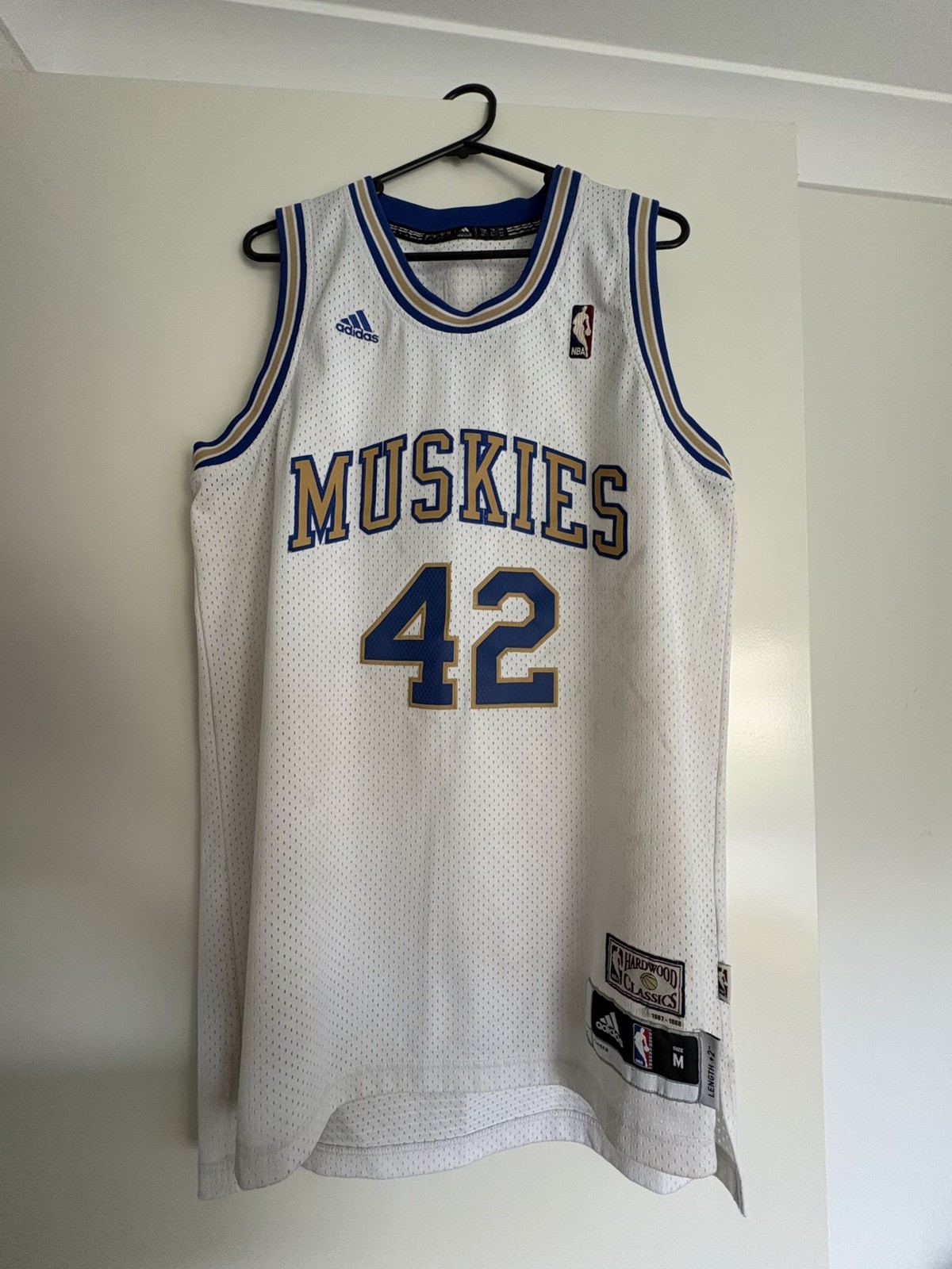 Rare Adidas HWC ABA Minnesota Muskies Timberwolves Kevin Love Basketball Jersey Rare Adidas HWC ABA Minnesota Muskies Timberwolves Kevin Love Basketball Jersey