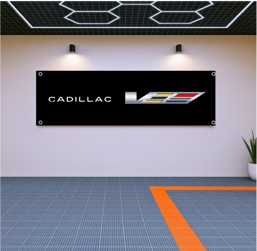 Cadillac Racing Banner 71x24\