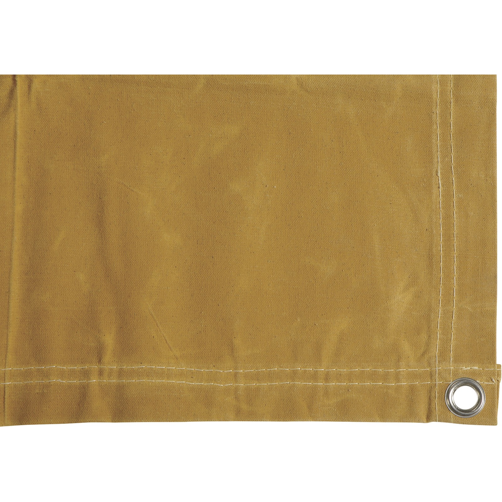 Dize Heavy-Duty 10-Oz. Treated Cotton Duck Canvas Tarp, Mustard Yellow, 6ft. x