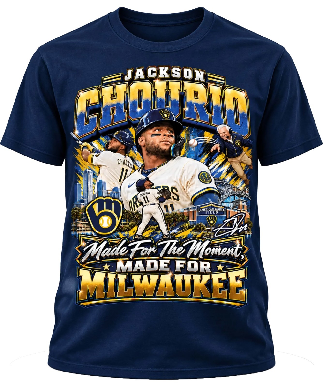 Jackson Chourio Made For The Moment Mad For Milwaukee Shirt Jackson Chourio Made For The Moment Mad For Milwaukee Shirt