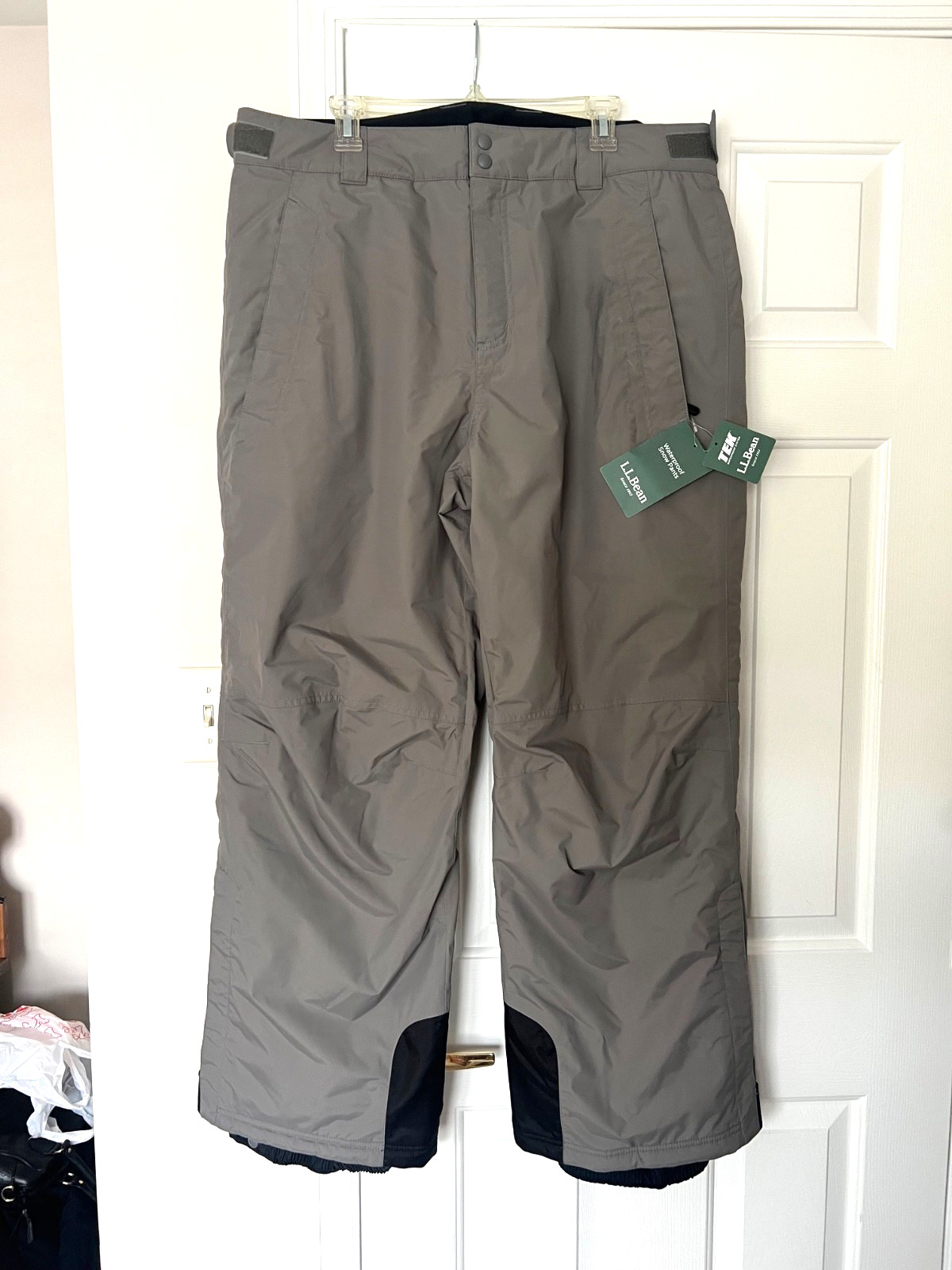 L.L. Bean Men's TEK 2 Waterproof Snow Pants NWT Grey XL Regular L.L. Bean Men's TEK 2 Waterproof Snow Pants NWT Grey XL Regular