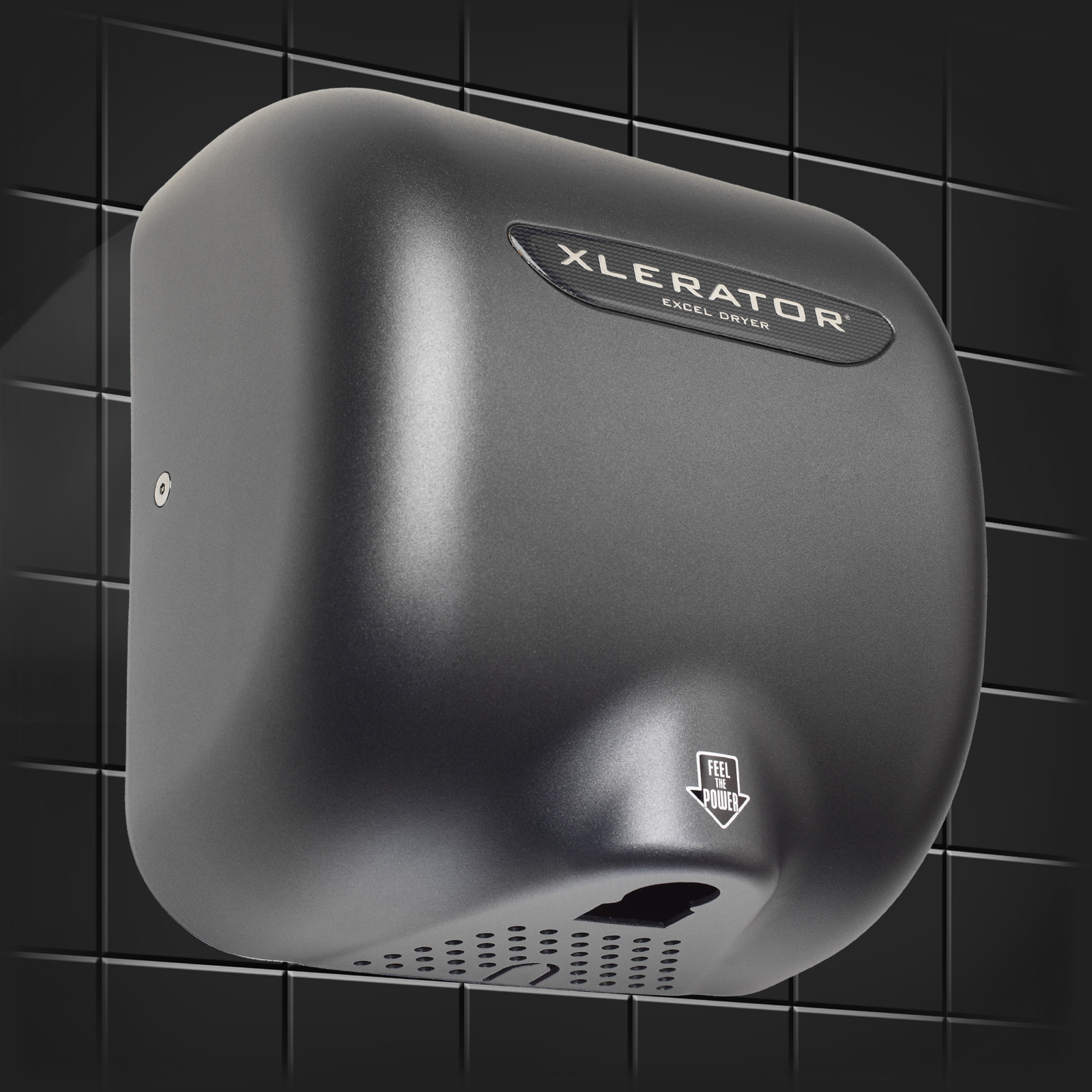 Excel Dryer XL-GR Xlerator Graphite Hand Dryer, 120 Volt, Free Quieter Nozzle Excel Dryer XL-GR Xlerator Graphite Hand Dryer, 120 Volt, Free Quieter Nozzle