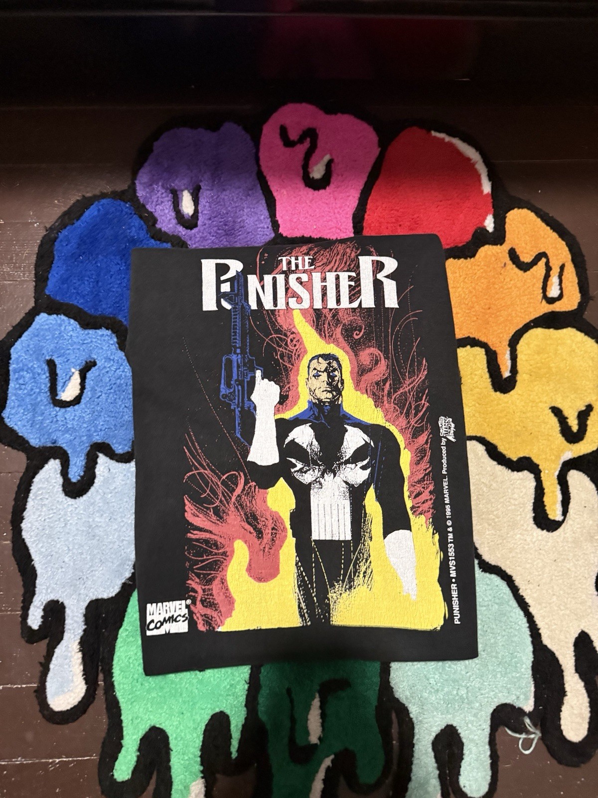 The Punisher Marvel Comics 1995 Rare T-shirt Fruit Of The Loom 23x30 The Punisher Marvel Comics 1995 Rare T-shirt Fruit Of The Loom 23x30