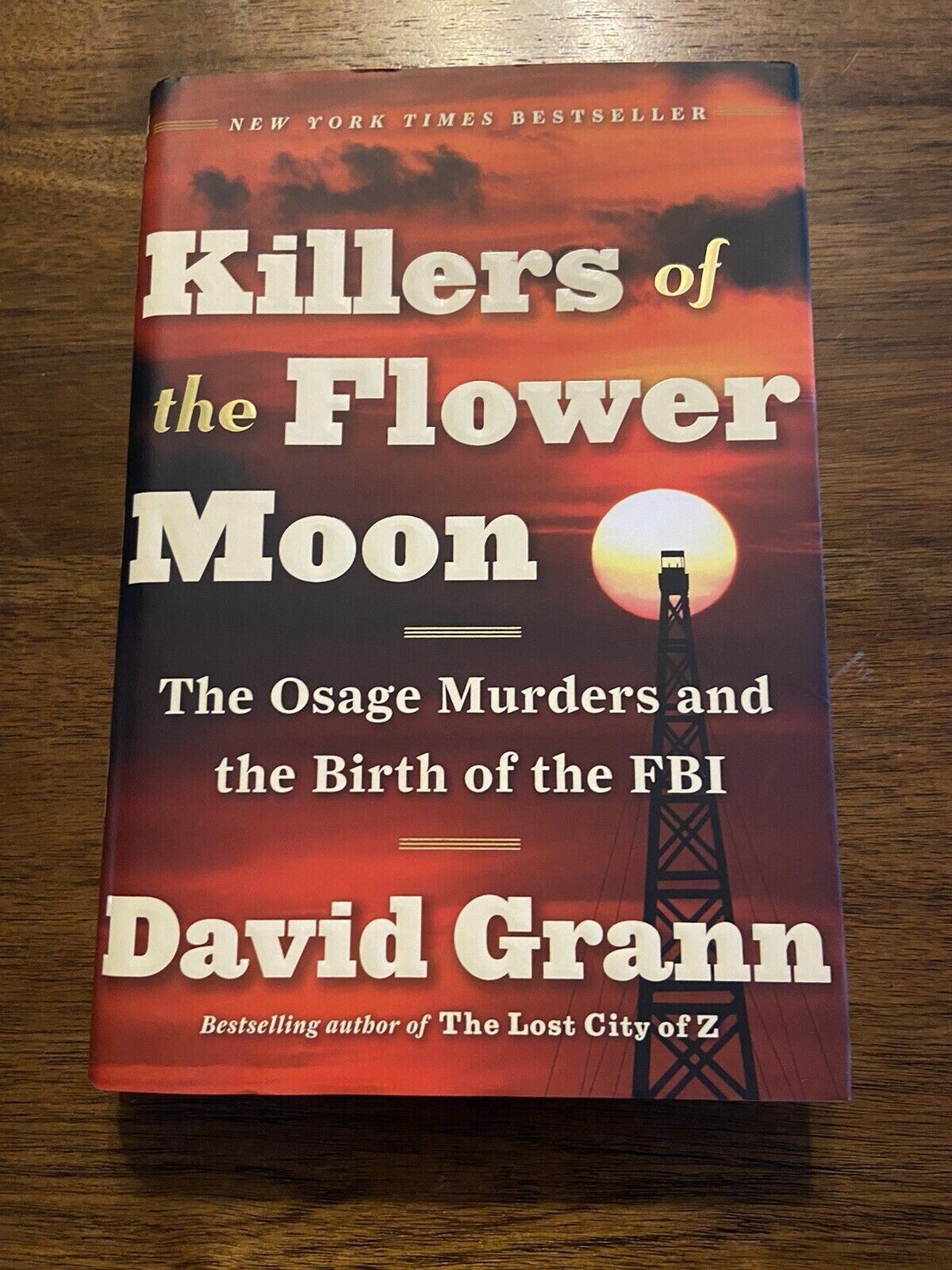 SIGNED Killers Of The Flower Moon by David Grann 1st Edition 2017 HCDJ Scorsese