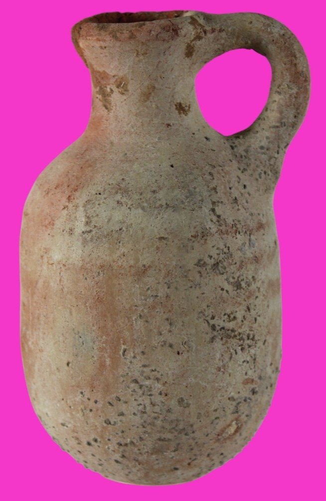 Time of Jesus Christ Ancient Holy Land Artifact Herodian Jug 50BC - 100AD COA 33