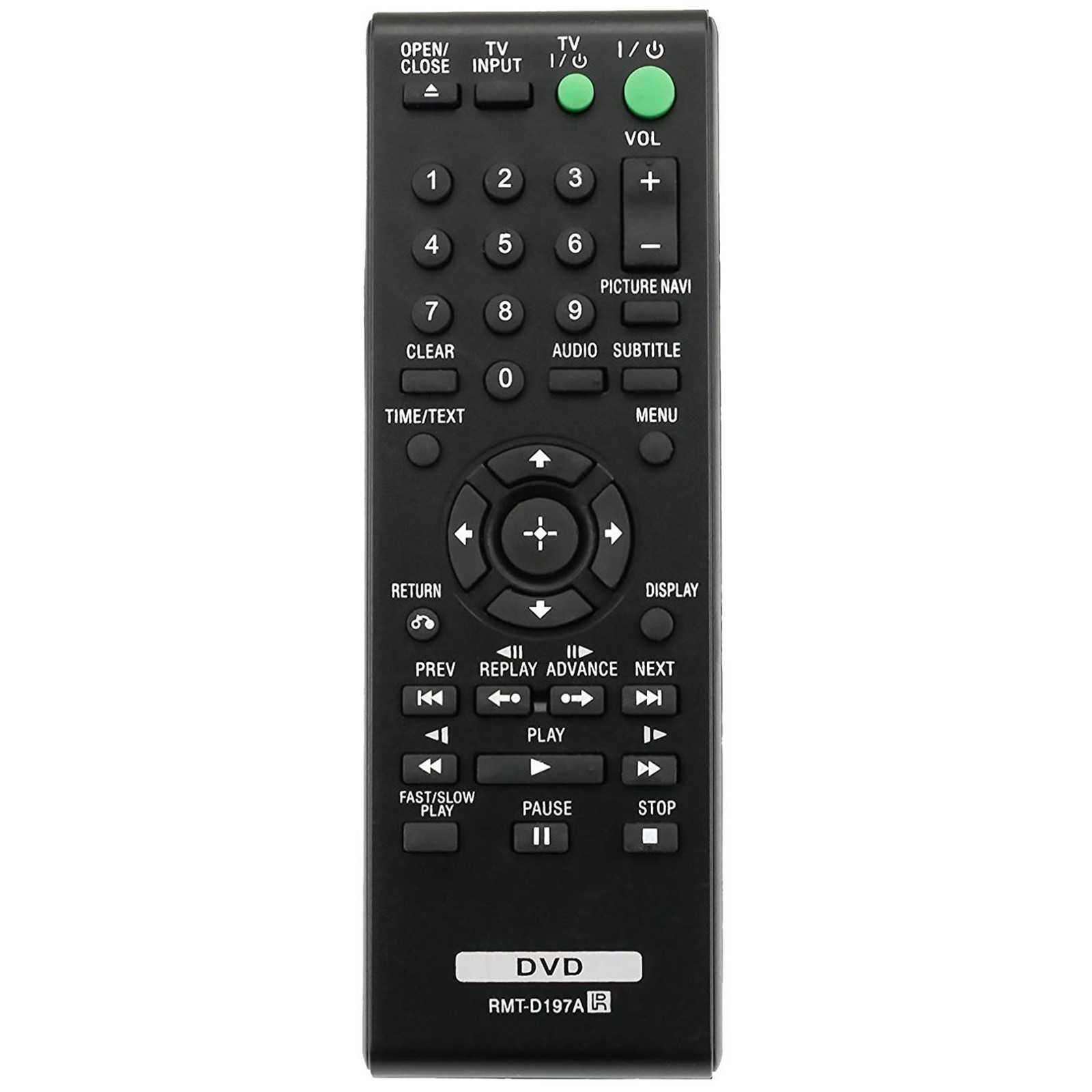 RMT-D197A Sub RMT-D197P Replacement Remote For Sony CD DVD Player DVP-SR510H RMT-D197A Sub RMT-D197P Replacement Remote For Sony CD DVD Player DVP-SR510H