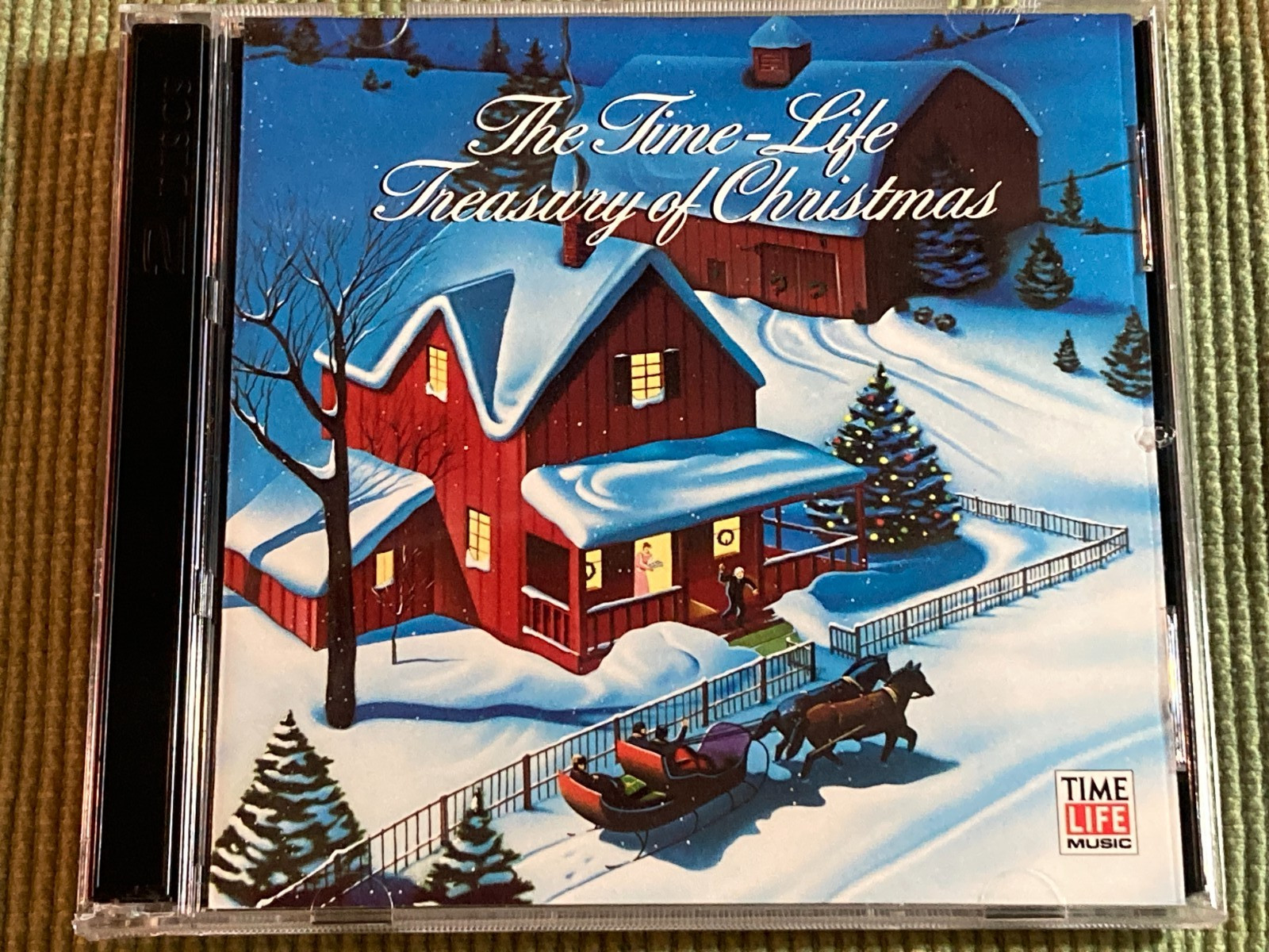 TIME LIFE TREASURY OF CHRISTMAS 45 TRACK 2 CD SET 1987 
