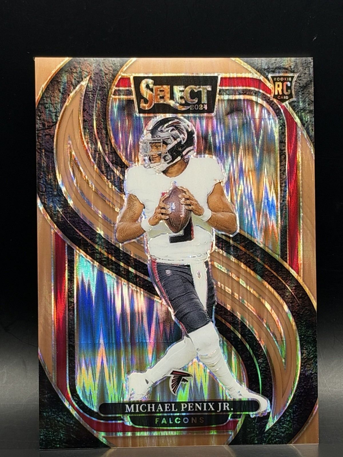 2024 Panini Select - Premier Level Michael Penix Jr. #110 Copper Shock Prizm... 2024 Panini Select - Premier Level Michael Penix Jr. #110 Copper Shock Prizm...